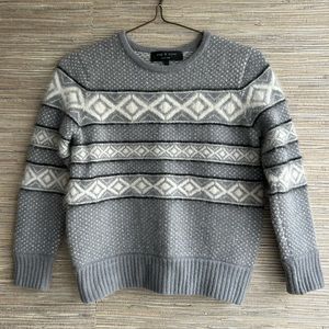 Rag & Bone Wool/Angora Fair Isle Sweater Size XS